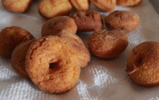 you can learn to make delicious homemade doughnuts in my cooking classes.